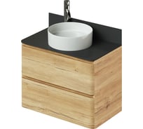 Тумба со столешницей подвесная ИТАНА Roberto 80 798х462х586мм, дуб мавелла 4657826226600