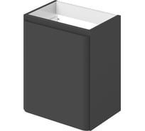 Тумба под раковину подвесная распашная ИТАНА Roberto 50 494х347х576 мм, графит 4657810333987