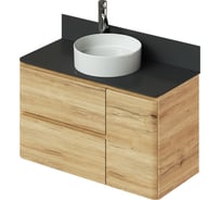 Тумба со столешницей подвесная ИТАНА Roberto 100 1005х458х586мм, дуб мавелла 4657826226709