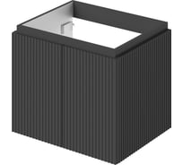 Тумба под раковину подвесная ИТАНА BAND 60 600x471x500 мм, графит 4657826222558