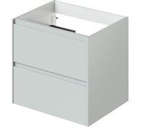 Тумба под раковину подвесная ИТАНА Slim 60 600х472х550 мм, серый эмаль 4657810334304
