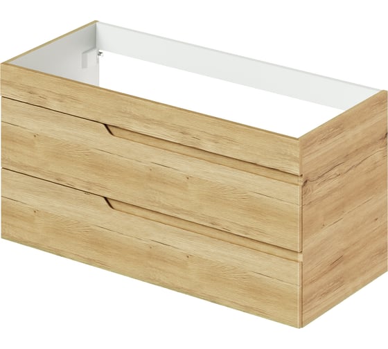 Тумба под раковину подвесная ИТАНА Sky 100 998х451х520 мм, дуб мавелла 4657826226310 1