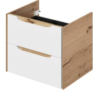 Тумба под раковину подвесная ИТАНА Nill 60 600х470х500 мм, белый глянец 4657828216524