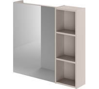 Зеркальный шкаф IKA Alta 80 800х160х750 мм, кашемир серый 4657821040683