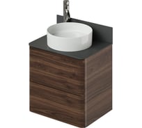 Подвесная тумба со столешницей ИТАНА Roberto 60 602х458х586 Орех Пекан шоколад 4657834371804