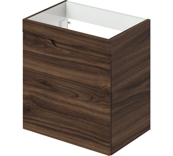 Подвесная тумба под раковину ИТАНА Alexa 50 491х342х520 левый Орех Пекан шоколад 4657834372535 1
