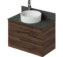 Подвесная тумба со столешницей ИТАНА Итана Alexa 80 805х454х530 Орех Пекан шоколад 4657834373228