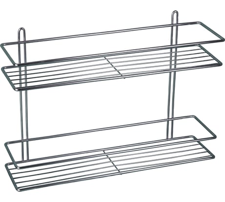 Полка для ванной Rosenberg 2 яруса, прямоугольная, прямая RUS-385370