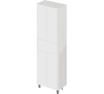 Напольный пенал ИТАНА Roberto 60 600x350x1900 Белый глянец 4657828216609