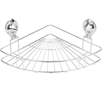Полка 1-ая угловая на присоске SAKURA, Air-lock BI-4049 СР, хром 037110