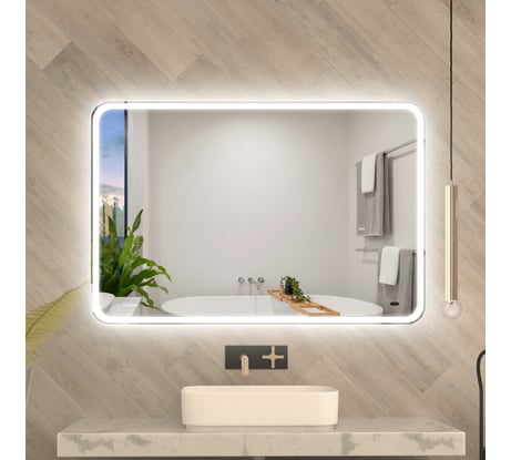 Зеркало MIXLINE "Турин-2" 1200х800 (ШВ) бесконтактный сенсор,светодиодная подсветка+подогрев 555288