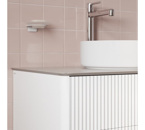 Столешница IDDIS Optima Home, керамогранит, 80 см, cветло-серый бетон, OPH80W0i89