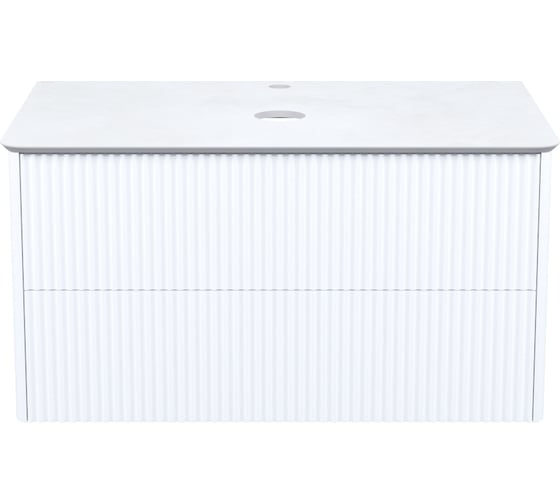 Тумба подвесная со столешницей IDDIS Aiger 80 см, белый AIG80W0i95K
