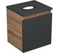 Тумба подвесная под раковину Bauedge Bau Dream Blackwood 35, 1 ящик графит BD1035-BL