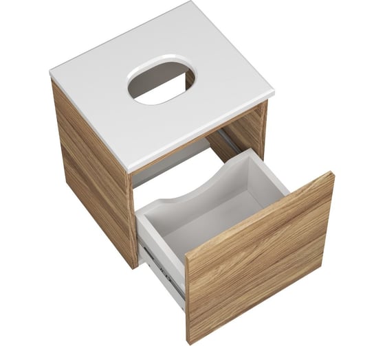 Тумба подвесная под раковину Bauedge Bau Dream Blackwood 35, 1 ящик BD1035