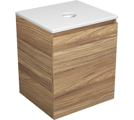 Тумба подвесная под раковину Bauedge Bau Dream Blackwood 50, дверца BD2050-1 1