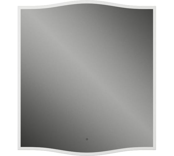 Зеркало Bauedge Plaza Limited Edition 650х745, сенсор на взмах, c LED-подсветкой, защитный корпус с высокой светопроницаемостью, теплый свет BPZ6575 1