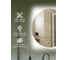 Зеркало Bauedge Bau Spectrum D65, круглое, LED, сенсор на взмах, ореольная подсветка BL6565 2