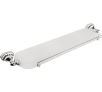 Полка для ванной Raindrops Сафьян стеклянная с бортиком 20753