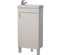 Тумба Melodia della vita Мини, Como 40 (без умывальника) ЛДСП, белый 79452