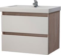 Тумба Melodia della vita Модерн 60 Фостер DB2 (без умывальника) белый/дуб бардолино 79612