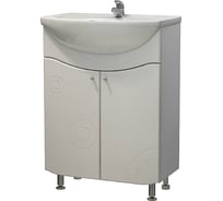 Тумба Melodia della vita Соло 60, Уют (без умывальника) белый 79423