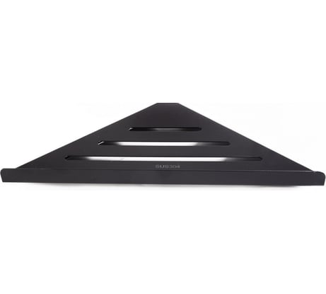 Полка для ванной комнаты Аквалиния угловая Black D68072
