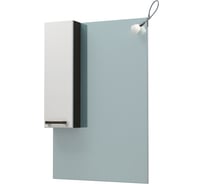 Шкаф-зеркало Melodia della vita Капучино NEW 65С венге темный/белый, левый 79471