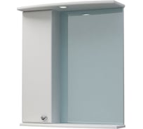 Шкаф-зеркало Melodia Крокус 50С белый, левый 79414