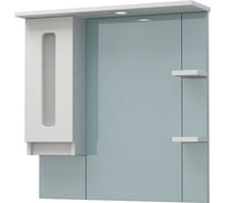 Шкаф-зеркало Melodia della vita Модерн 70С белый Glass 79476