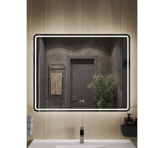 Зеркало сенсорное с LED подсветкой и антизапотеванием ORANGE Nature ONP-100ZE