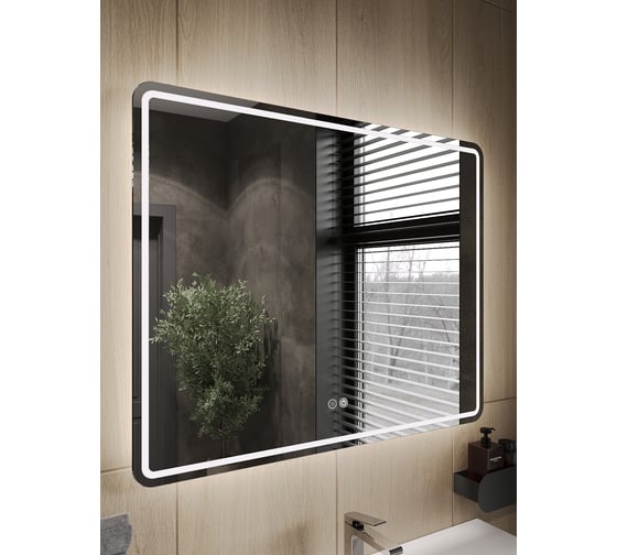 Зеркало сенсорное с LED подсветкой и антизапотеванием ORANGE Nature ONP-100ZE