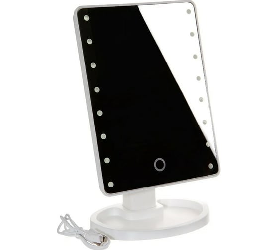 Настольное зеркало Аквалиния с подсветкой 22х16 сантиметр LED, USB D38102-3w D38102-3-1