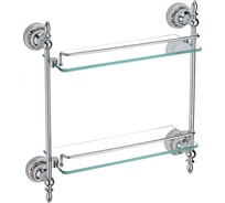 Прямая полка Savol двойная, стеклянная 40 см S-06822A 23569