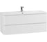 База под раковину BelBagno ALBANO подвесная, с двумя выкатными ящиками, Bianco Lucido, 1200x450x500, ALBANO-1200-2C-SO-BL 3