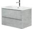 База под раковину BelBagno ALBANO подвесная, с двумя выкатными ящиками, Cemento Verona Grigio, 700x450x500, ALBANO-700-2C-SO-CVG 5