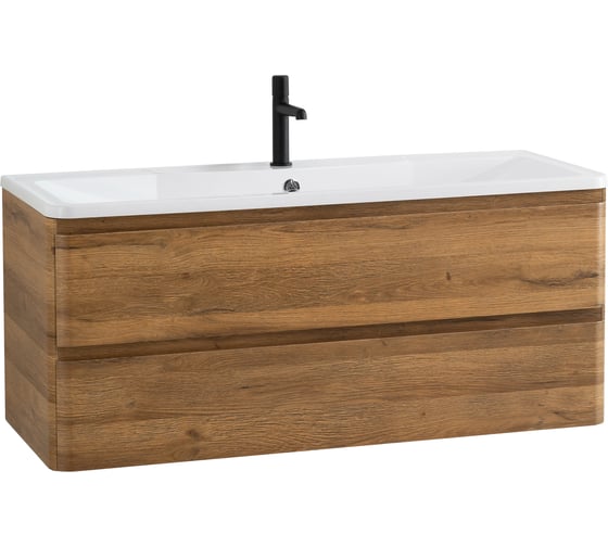 База под раковину BelBagno ALBANO подвесная, с двумя выкатными ящиками, Rovere Rustico, 1200x450x500, ALBANO-1200-2C-SO-RR