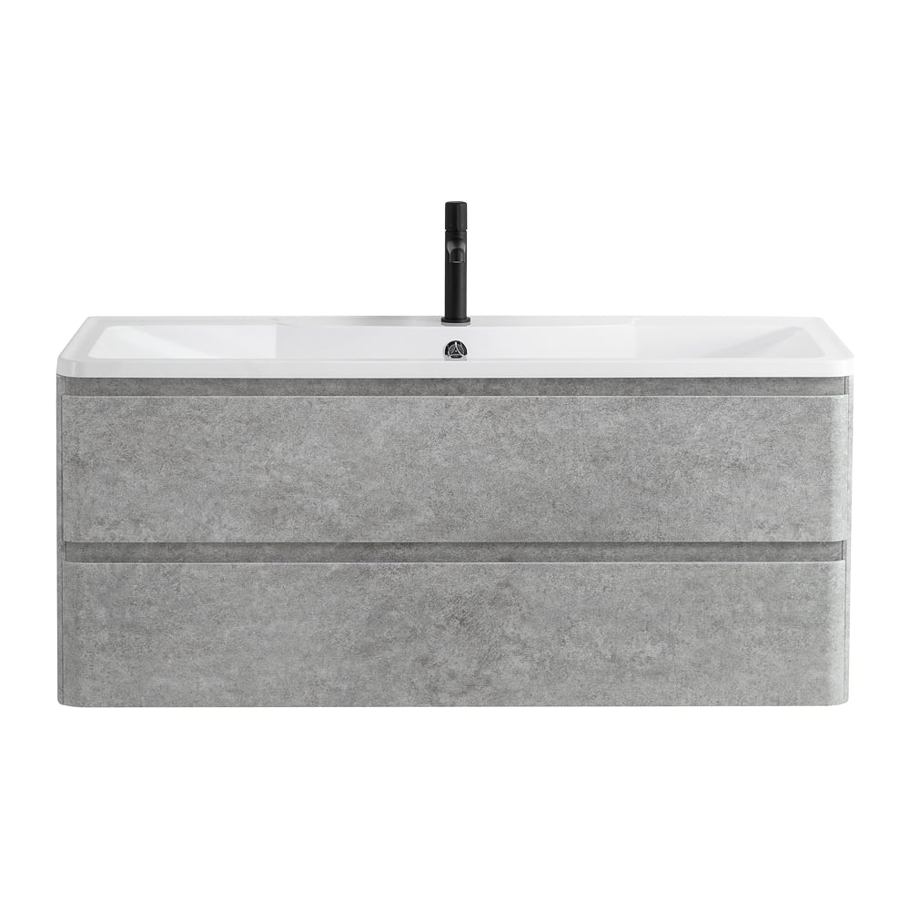 База под раковину BelBagno ALBANO подвесная, с двумя выкатными ящиками ...