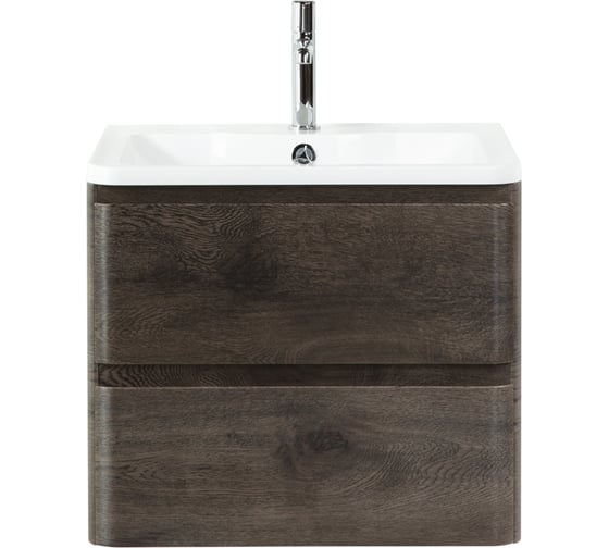 База под раковину BelBagno ALBANO подвесная, с двумя выкатными ящиками, Robere Nature Grigio, 700x450x500, ALBANO-700-2C-SO-RNG