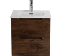 База под раковину BelBagno ETNA подвесная, с двумя выкатными ящиками, с доводчиками, Rovere Moro, 500x460x500, ETNA-500-2C-SO-RW