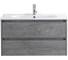 База под раковину BelBagno KRAFT подвесная, с двумя выкатными ящиками, Cemento Grigio, 800x460x500, KRAFT-800-2C-SO-CG 1
