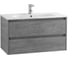 База под раковину BelBagno KRAFT подвесная, с двумя выкатными ящиками, Cemento Grigio, 800x460x500, KRAFT-800-2C-SO-CG 2