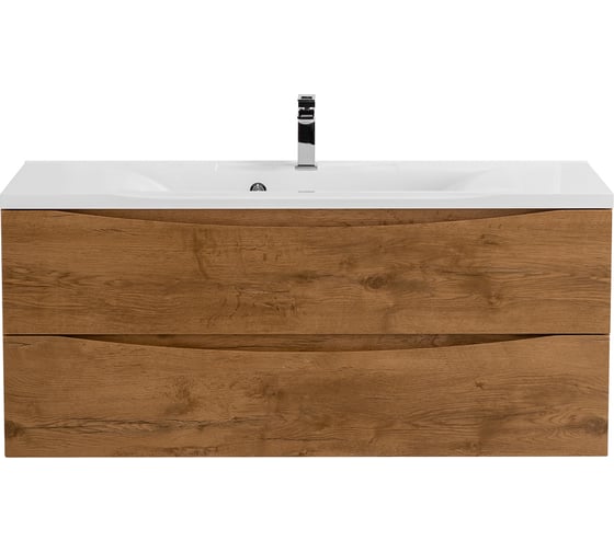 База под раковину BelBagno MARINO подвесная, с двумя выкатными ящиками, Rovere Nature, 1100x450x500, MARINO-1100-2C-SO-RN-P