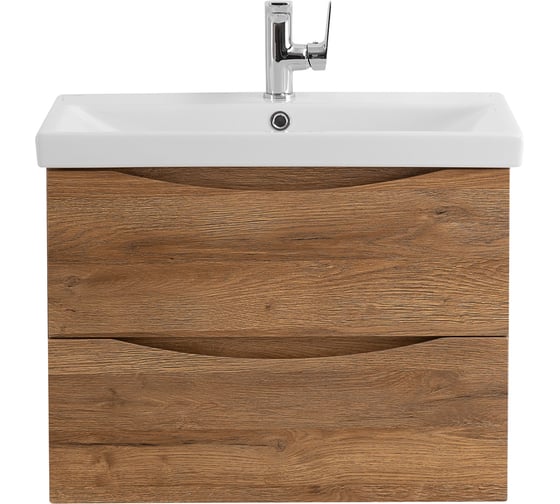 База под раковину BelBagno MARINO-CER подвесная, с двумя выкатными ящиками, Rovere Rustico, 664x440x500, MARINO-CER-700-2C-SO-RR-P 1