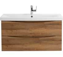 База под раковину BelBagno MARINO-CER подвесная, с двумя выкатными ящиками, Rovere Rustico, 762x440x500, MARINO-CER-800-2C-SO-RR-P