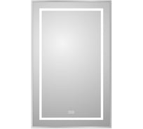 Зеркало в алюминиевой раме со встроенным светильником, сенсорным выключателем и подогревом BelBagno 500x32x800 мм SPC-KRAFT-500-800-LED-TCH-WARM