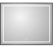 Зеркало в алюминиевой раме со встроенным светильником, сенсорным выключателем и подогревом BelBagno 1000x32x800 мм SPC-KRAFT-1000-800-LED-TCH-WARM-NERO