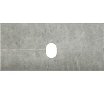 Столешница BelBagno из керамогранита, без отверстия под смеситель 1000x460 Marmo Grigio Lucido KEP-100-MGL-W0