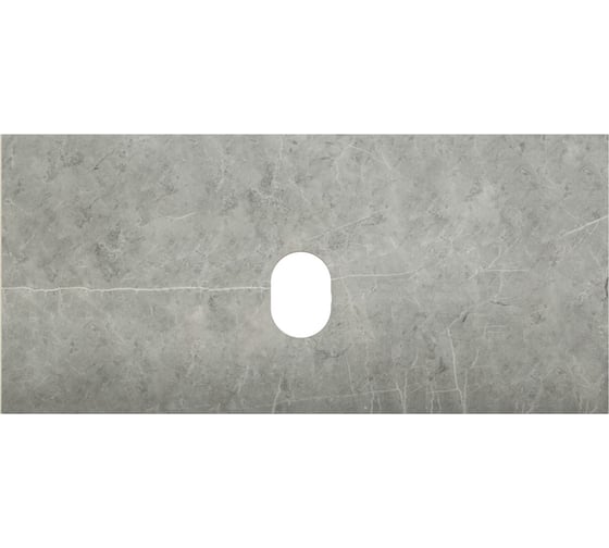 Столешница BelBagno из керамогранита, без отверстия под смеситель 1000x460 Marmo Grigio Lucido KEP-100-MGL-W0