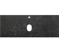 Столешница BelBagno из керамогранита 1204x462 Marmo Nero Opaco KEP-120-MNO